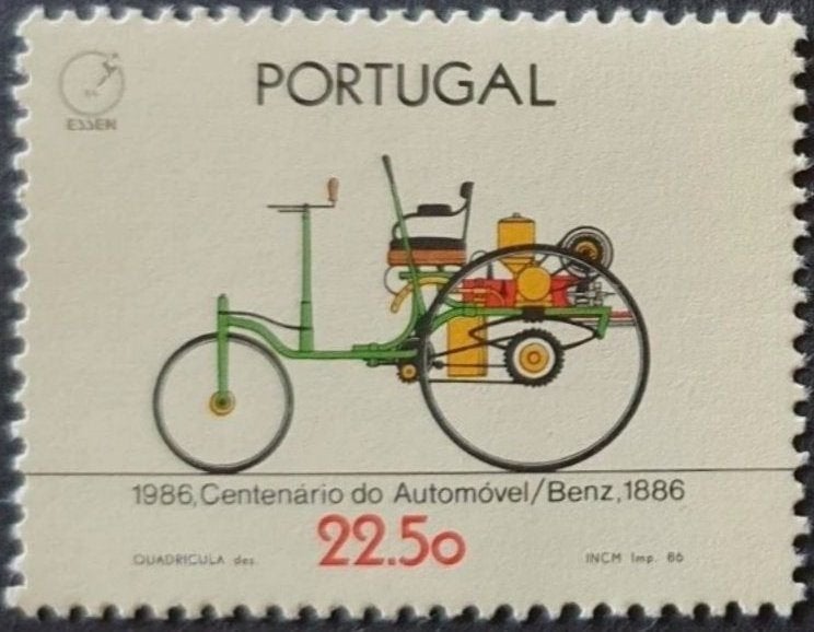 1986 Portugal set Automobile Centenary, Verzenden, Overige periodes, Postfris