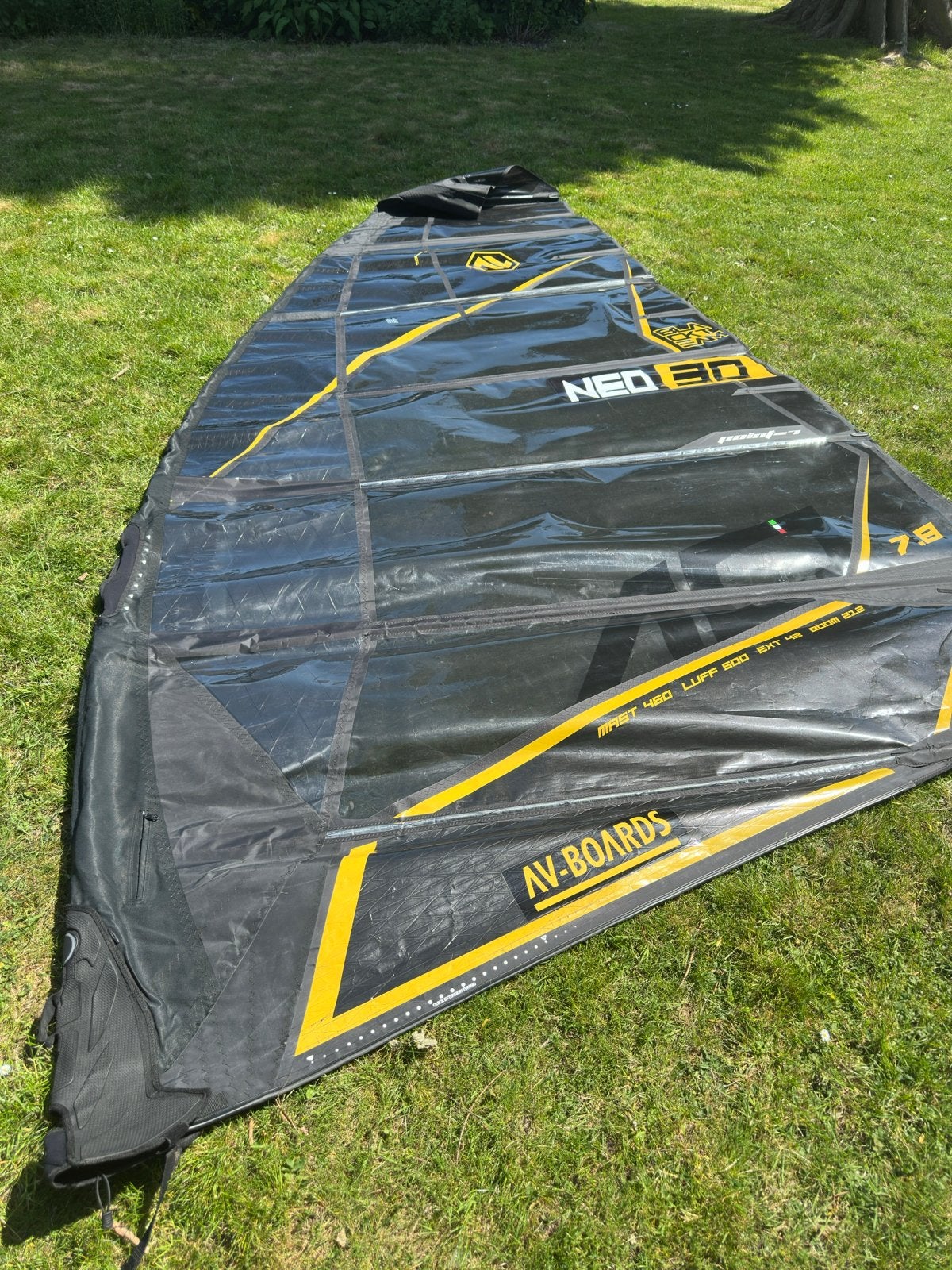 Point-7 AC-one | 7.8m² & 7.1m², Watersport en Boten, Ophalen, Met mast, Point-7, 6.5 m² tot 8 m²
