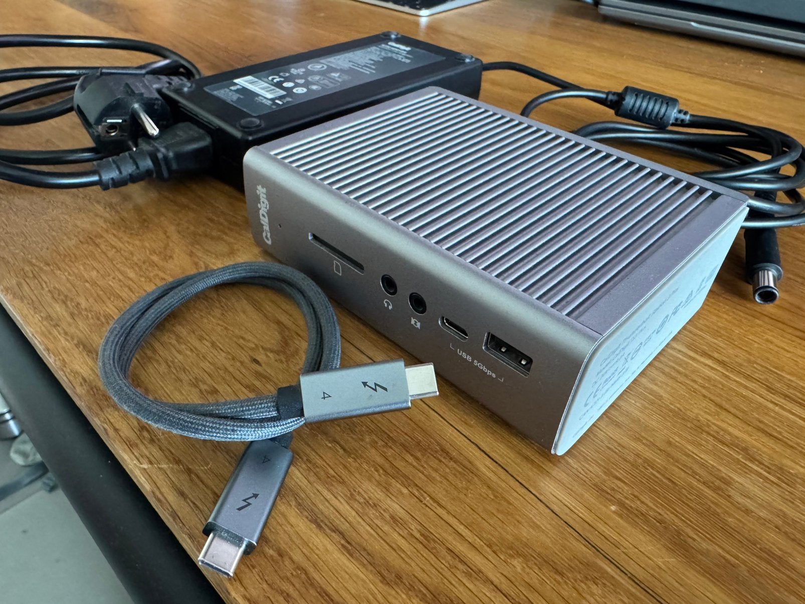 Caldigit TS3 Plus Thunderbolt 3 Docking station, Computers en Software, Ophalen of Verzenden, CalDigit, Docking station, Gebruikt