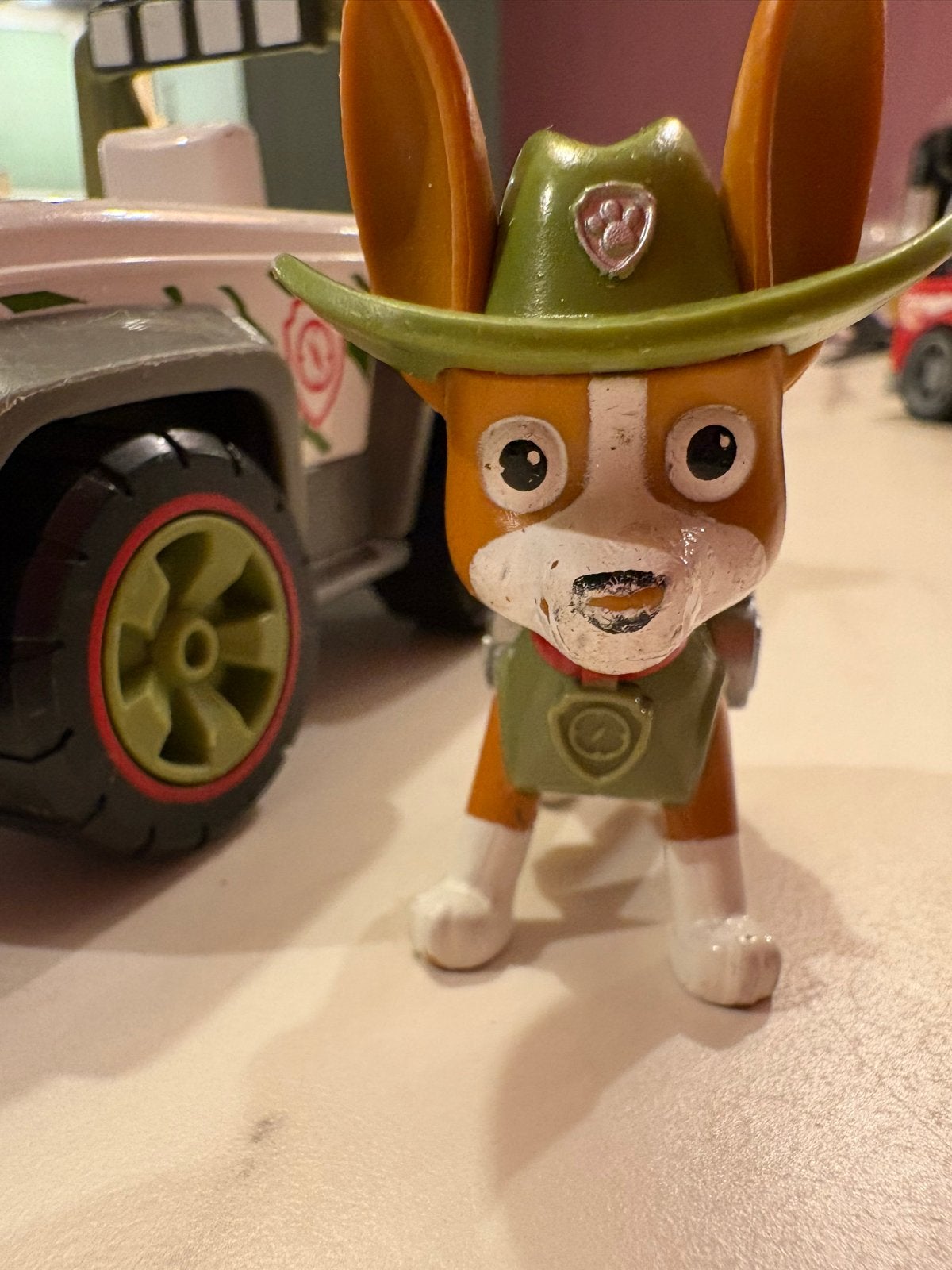 Paw Patrol Tracker met Jungle Cruiser, Kinderen en Baby's, Ophalen of Verzenden, Gebruikt