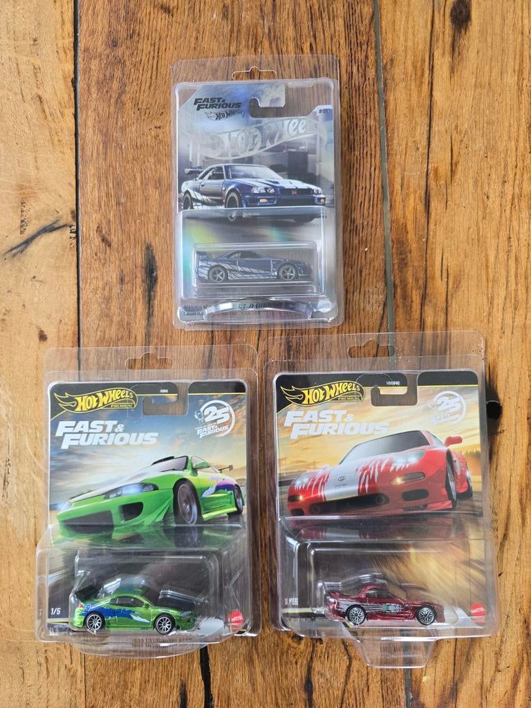 Hot Wheels Fast & Furious Collectie - 3 Stuks, Ophalen of Verzenden, Nieuw, Auto, Hot Wheels
