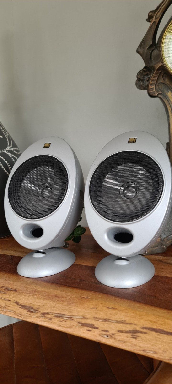KEF HTS2001 Satelliet Luidsprekers (Paar), Audio, Tv en Foto, Luidsprekers, Gebruikt, Ophalen of Verzenden, 60 tot 120 watt, Boekenplank luidspreker