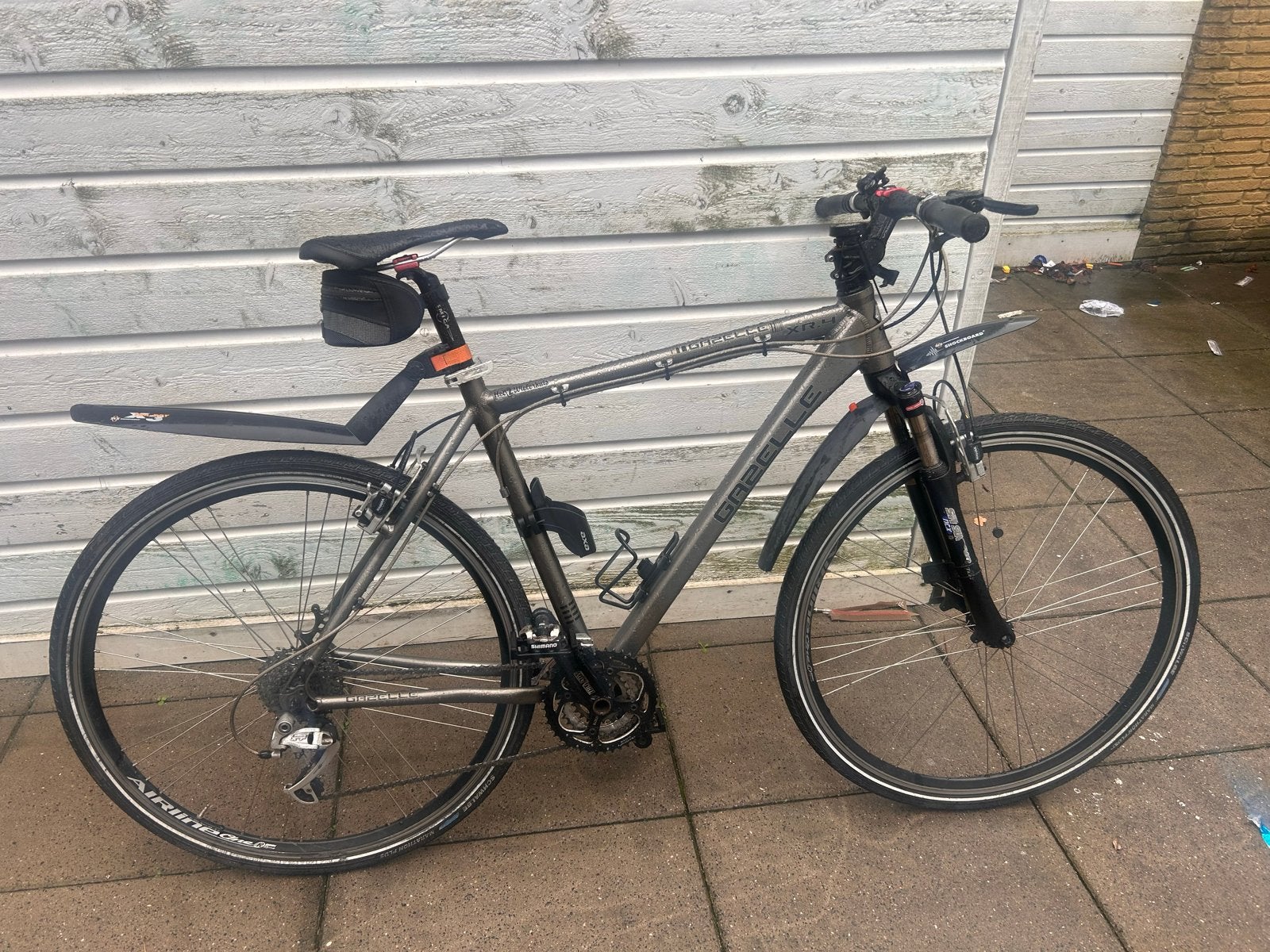 Gazelle stadsfiets met Magura remmen en Shimano versnellinge, Fietsen en Brommers, Gebruikt, Versnellingen, Ophalen of Verzenden
