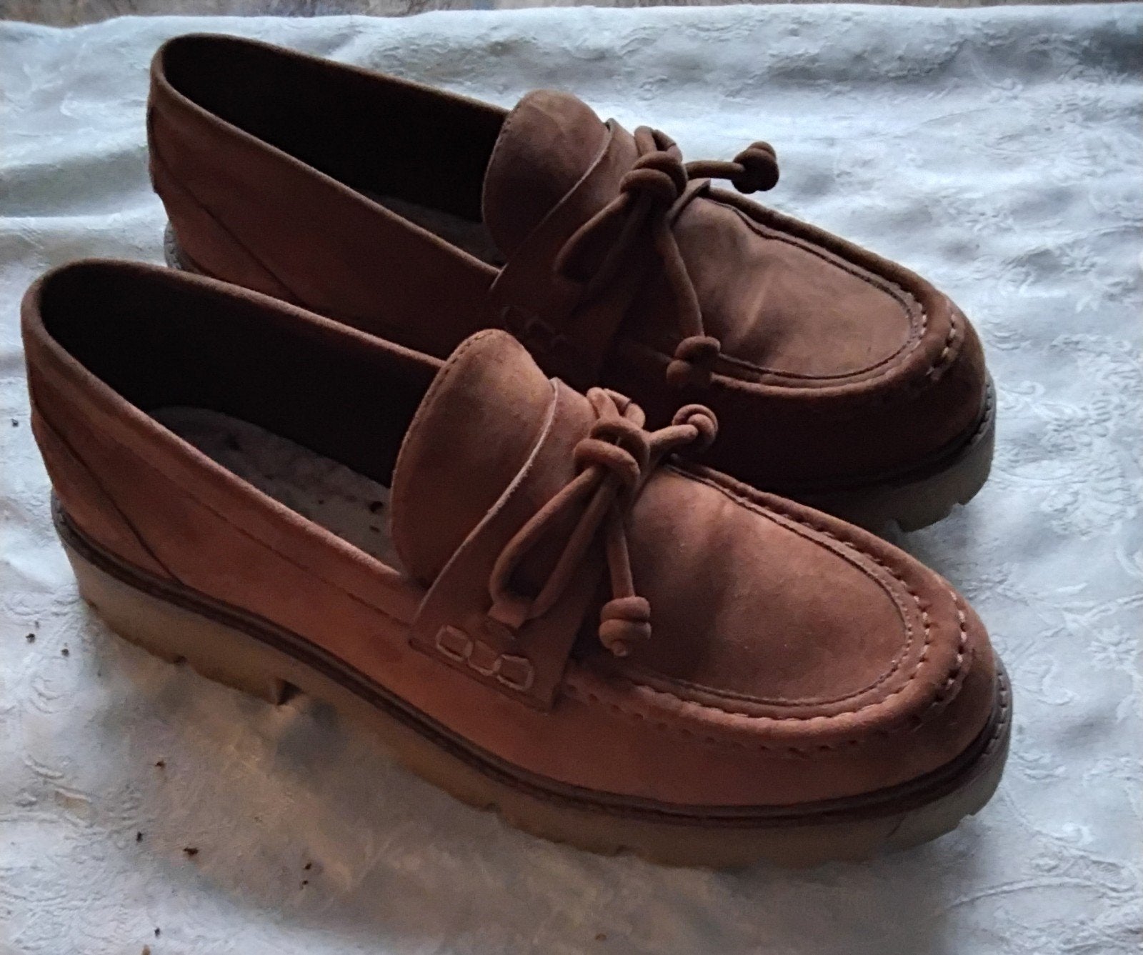 Dames loafers - Zo goed als nieuw - Maat 41, Kleding | Dames, Schoenen, Ophalen, Zo goed als nieuw, Bruin, Instappers