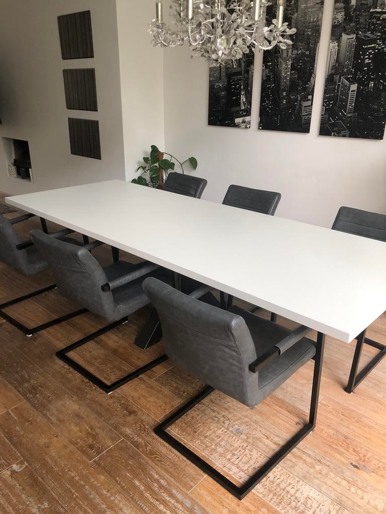 Eettafel stoelen 6 stuks, Huis en Inrichting, Stoelen, Ophalen, Zo goed als nieuw, Vijf, Zes of meer stoelen