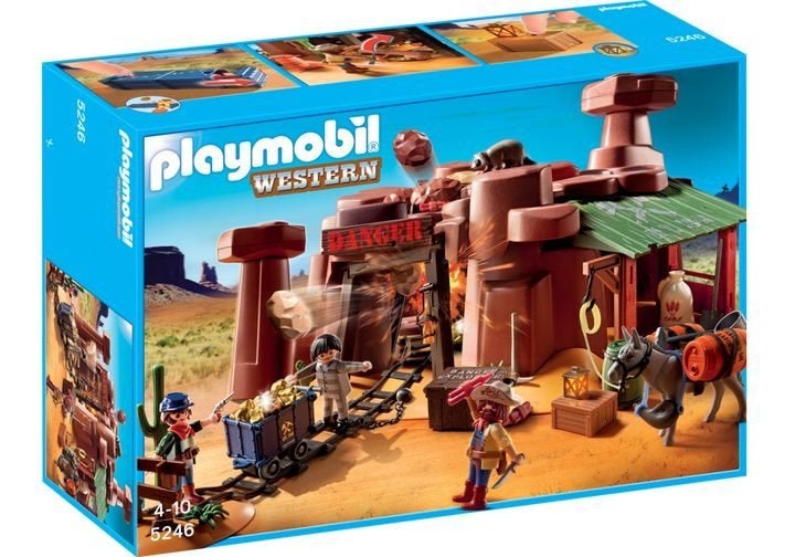 5246 de goudmijn / Western / soldaten / fort, Kinderen en Baby's, Speelgoed | Playmobil, Ophalen of Verzenden, Nieuw, Complete set