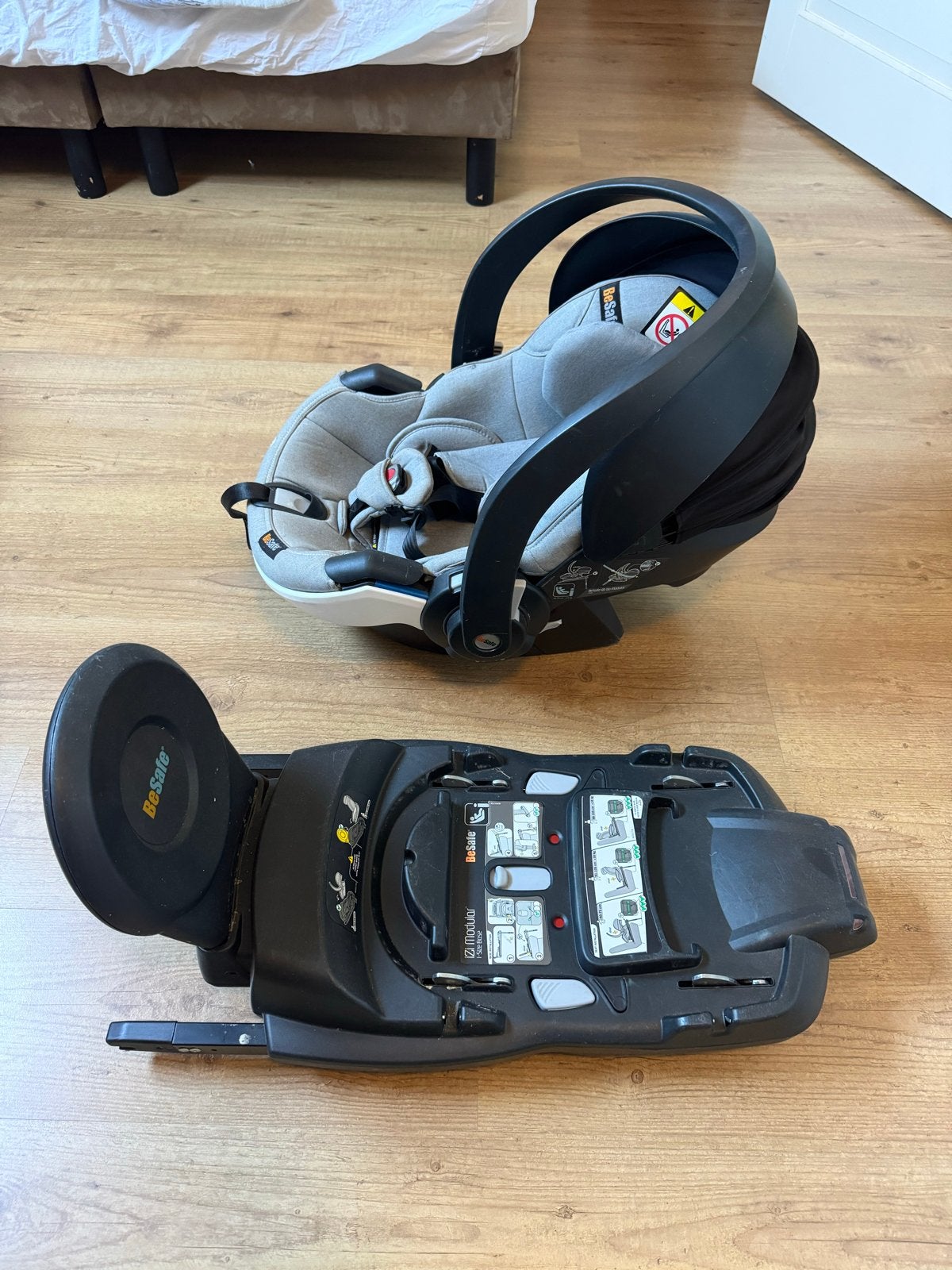 BeSafe iZi Go Modular i-Size autostoel met base, Kinderen en Baby's, Autostoeltjes, Zijbescherming, Zo goed als nieuw, Isofix