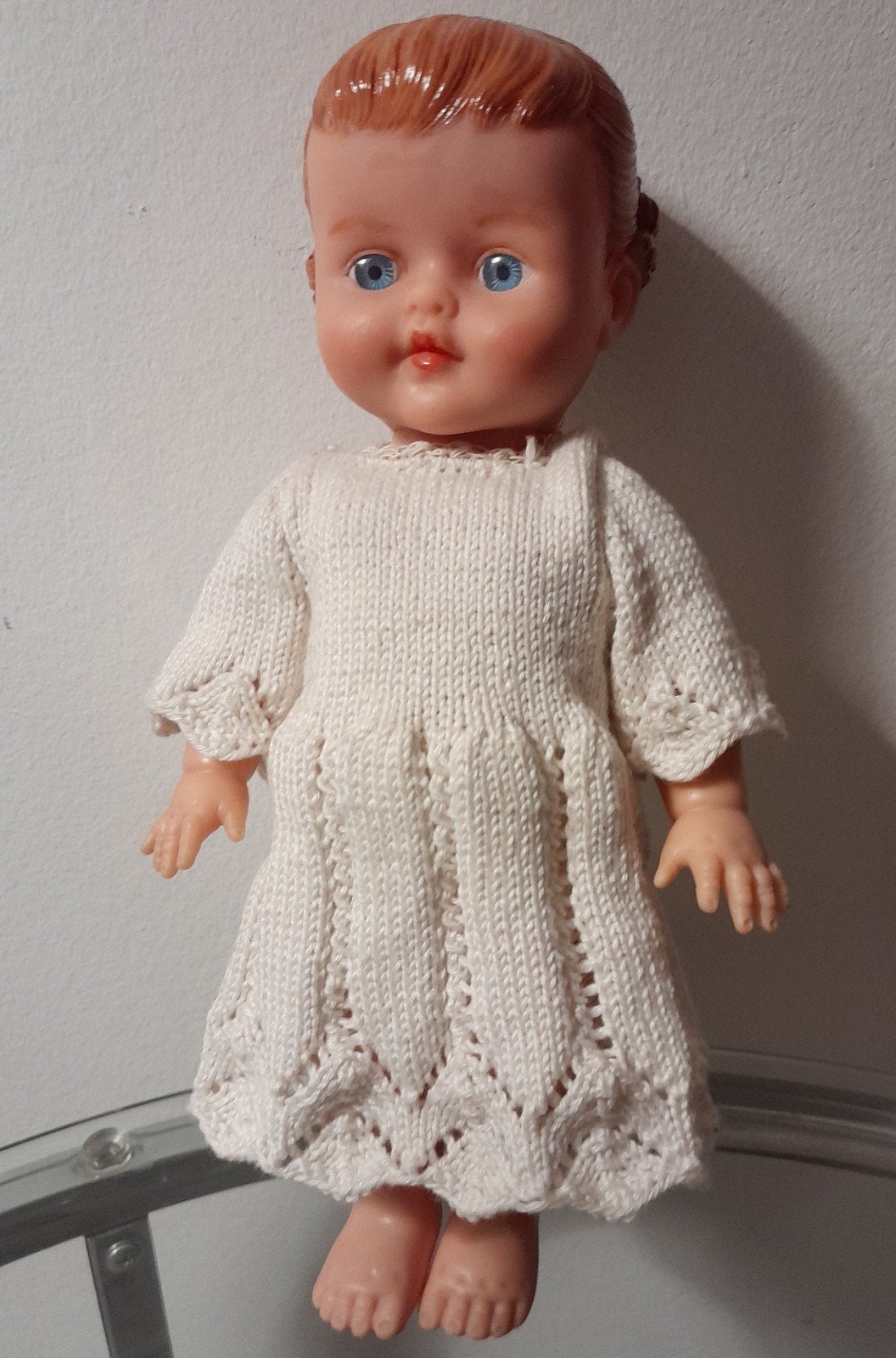 Oud popje Pedigree Vintage 24 cm Jaren 60, Verzamelen, Poppen, Verzenden, Gebruikt, Pop