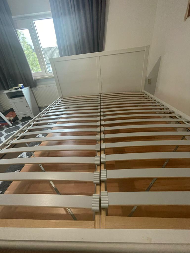 Tweeperson Bed, Huis en Inrichting, Slaapkamer | Bedden, Ophalen of Verzenden, Tweepersoons, Hout