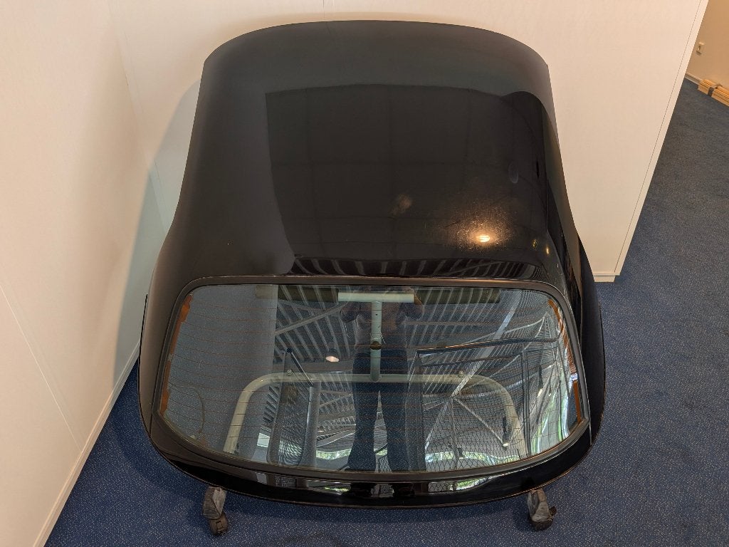 Cabrio hardtop MG-F/MG-TF zwart met achterruitverwarming, Ophalen, Gebruikt, Achterklep, Voor