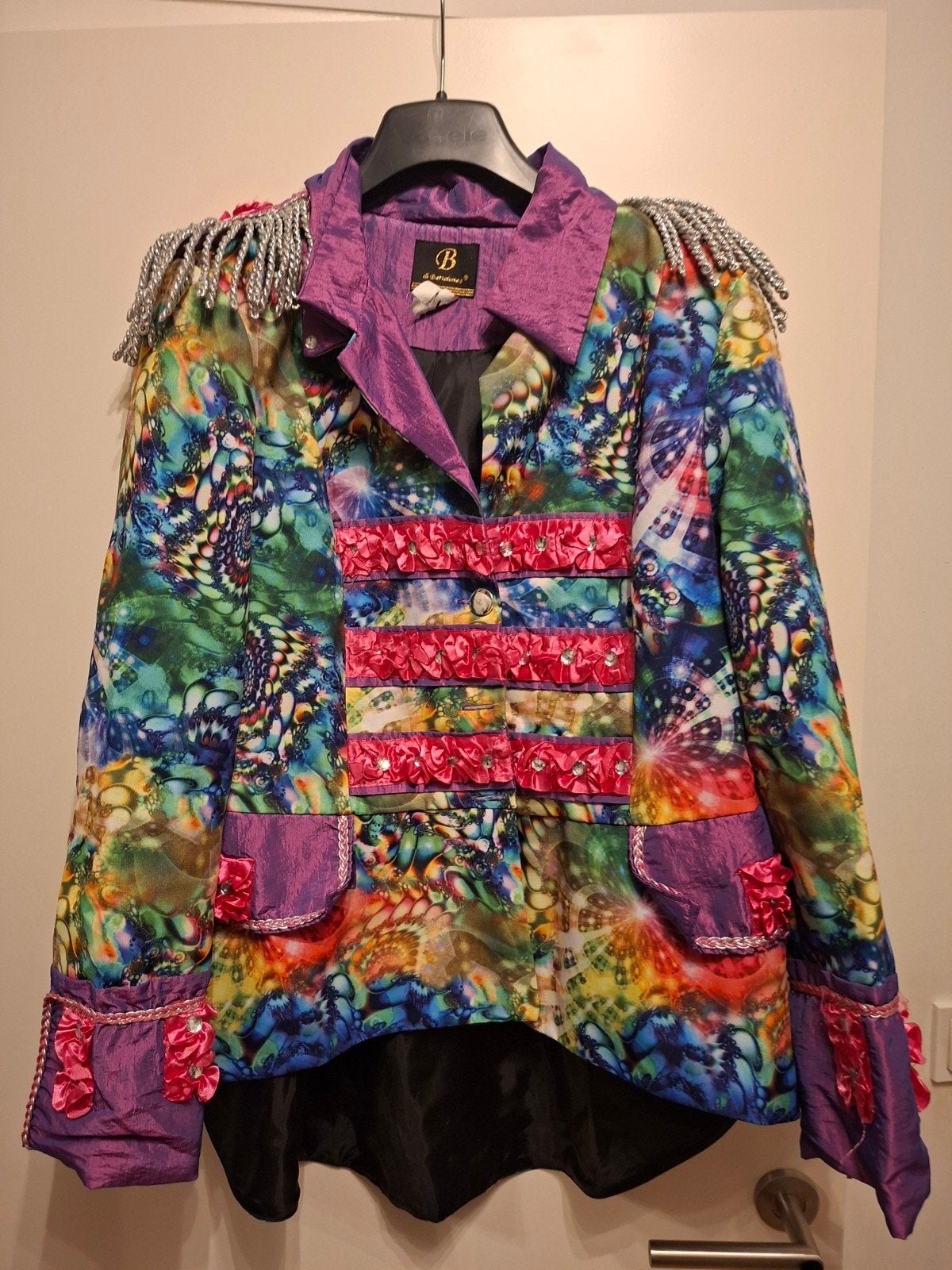 carnavals jas, Kleding | Dames, Ophalen of Verzenden, Zo goed als nieuw, Maat 38/40 (M), Carnaval