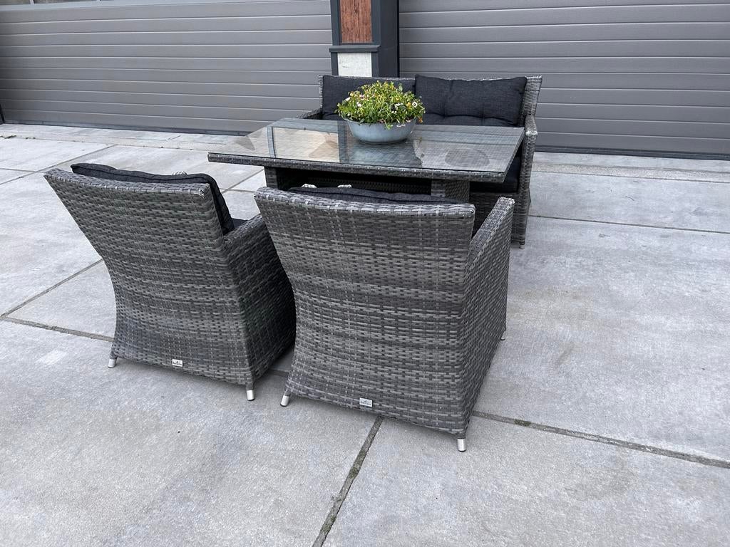 BOIS le DUC Tuinset - Zeer goede kwaliteit!, Tuin en Terras, 4 zitplaatsen, Bank, ., Ophalen of Verzenden