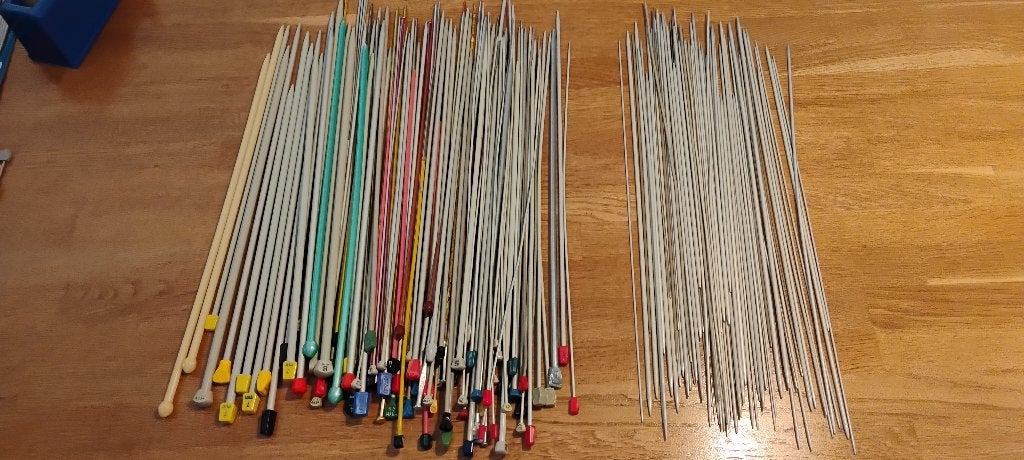 Veel Breinaalden, Hobby en Vrije tijd, Breien en Haken, Ophalen of Verzenden, Gebruikt, Breien, Naald