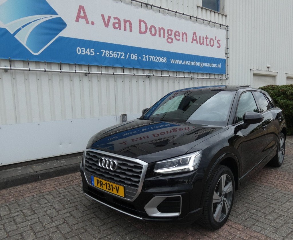 Audi Q2 1.0 TFSI #LIMITED,Clima,Cruise,Navi,Pano,Led,Ambient, Auto's, Gebruikt, Zwart, Bedrijf, Handgeschakeld