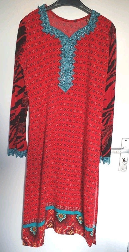 Indiase Marokkaanse jurk kameez kurta tuniek top maat M, Maat 38/40 (M), Overige typen, Ophalen of Verzenden, Zo goed als nieuw