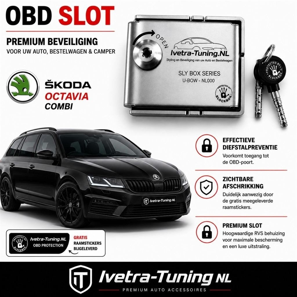 OBD Slot Skoda Octavia | ODB Lock Skoda Octavia, Verzenden, Info@ivetra-tuning.nl | www.ivetra-tuning.nl, Ivetra-Tuning NL, Huissen