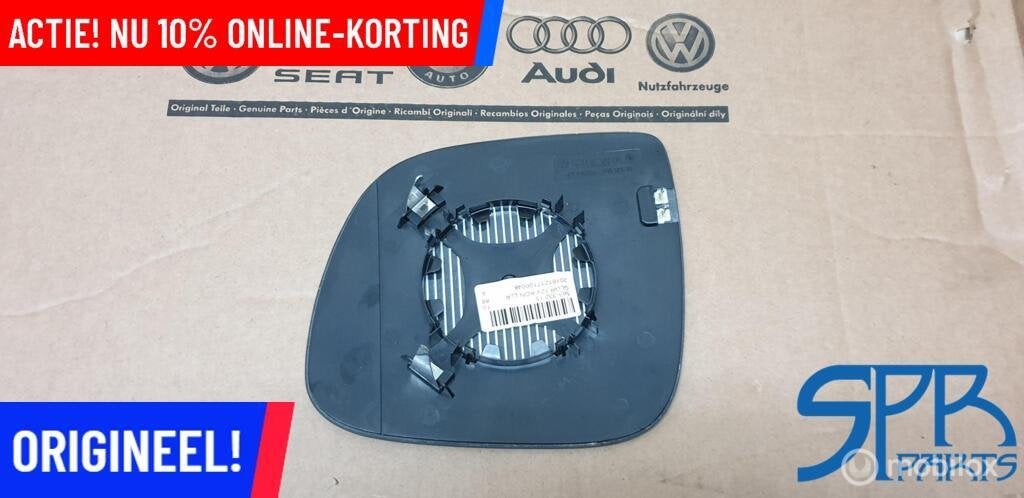 T5GP T6 T6.1 AMAROK RECHTS Spiegelglas BUITENSPIEGEL SPIEGEL, Auto-onderdelen, Volkswagen, Nieuw, Ophalen of Verzenden