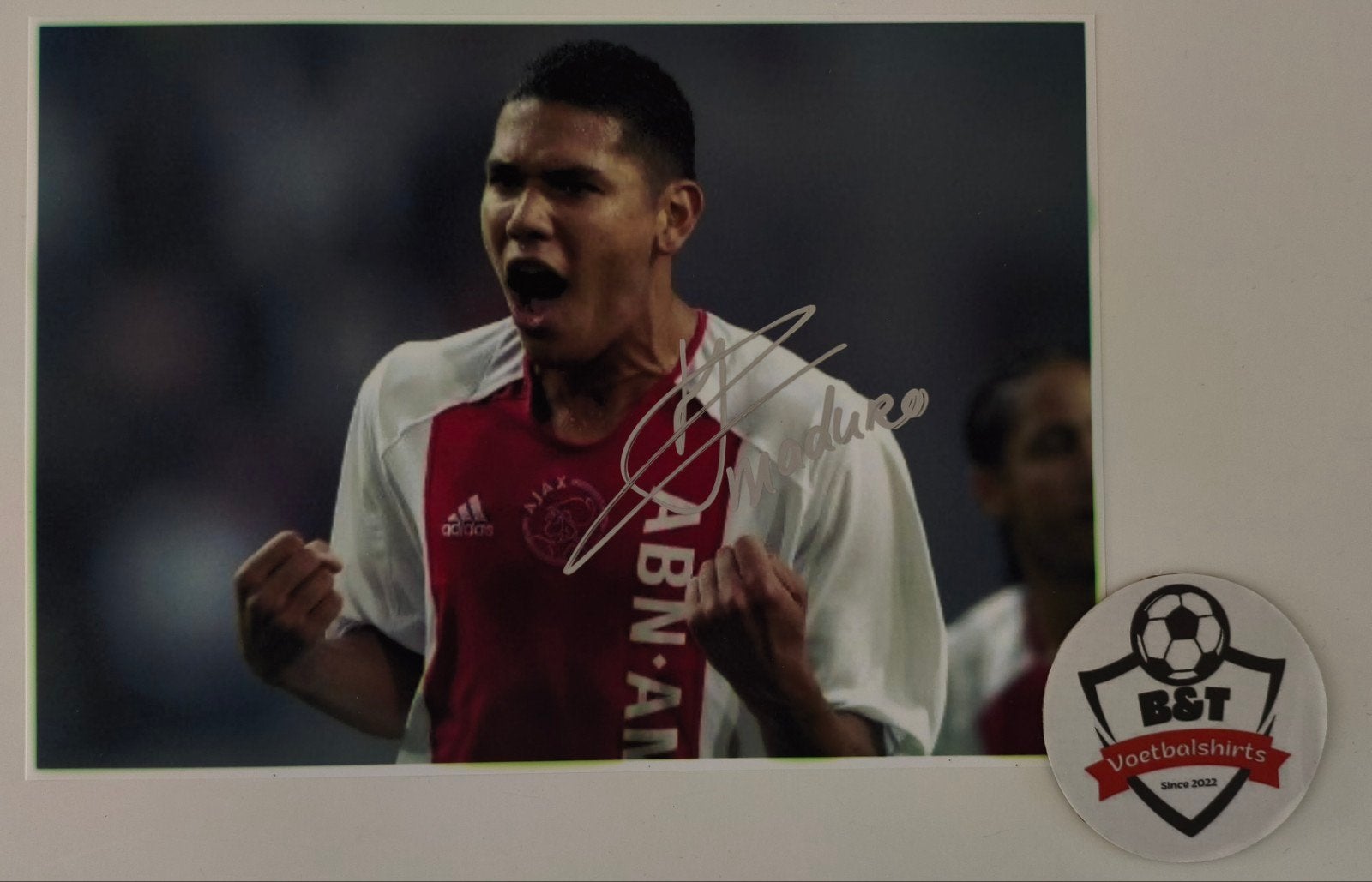 Gesigneerde foto Hedwiges Maduro (Ajax), Verzenden, ., Zo goed als nieuw, .