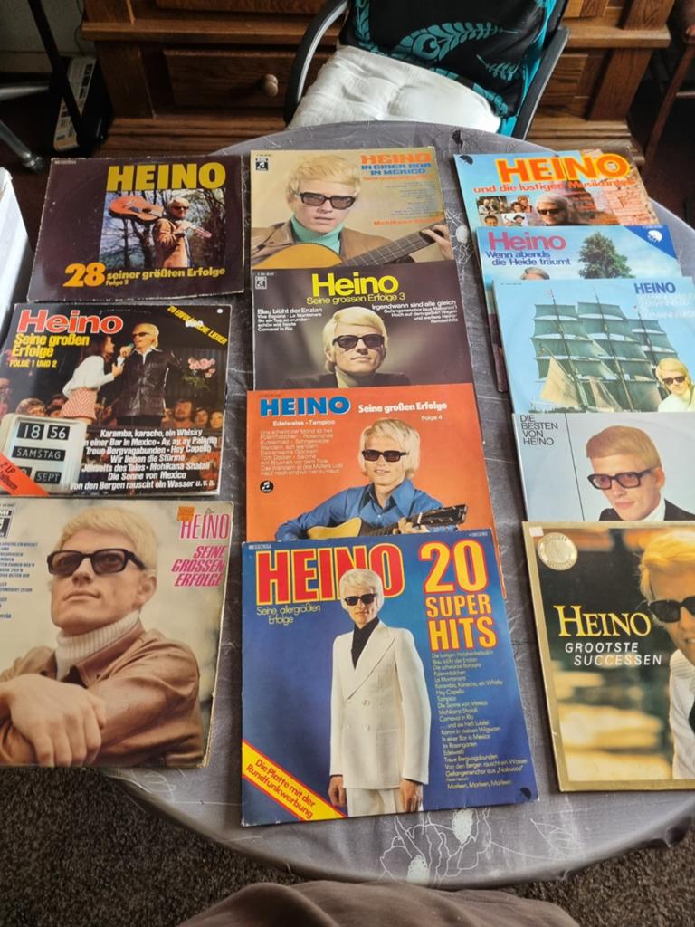 Lp vinyl. Heino.  PARTIJ.  12 STUKS, Ophalen of Verzenden, Gebruikt, 12 inch, Pop