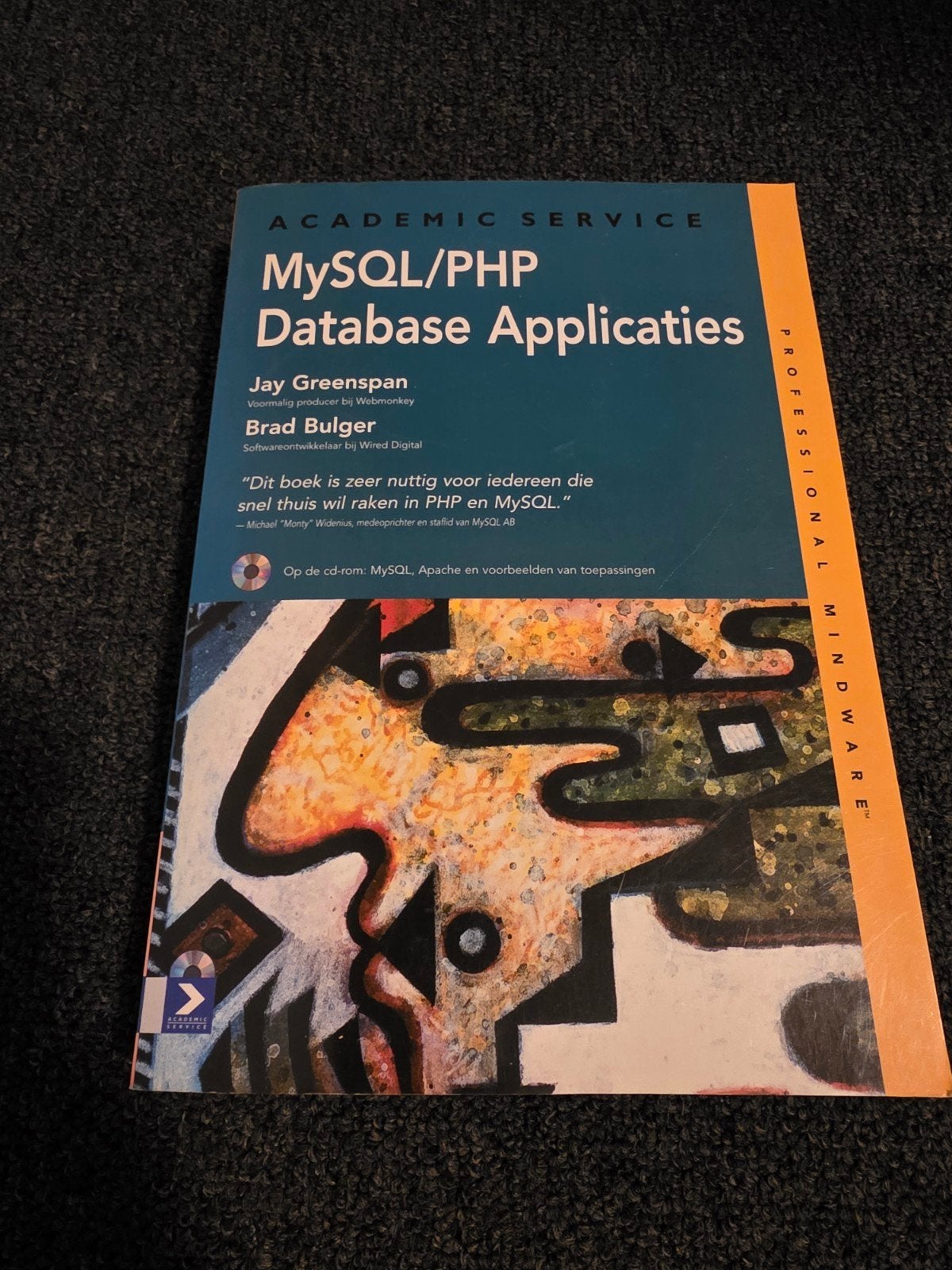 MySQL/PHP Database Applicaties - Leerboek, Boeken, Ophalen of Verzenden, Zo goed als nieuw, Programmeertaal of Theorie, Jay Greenspan, Brad Bulger