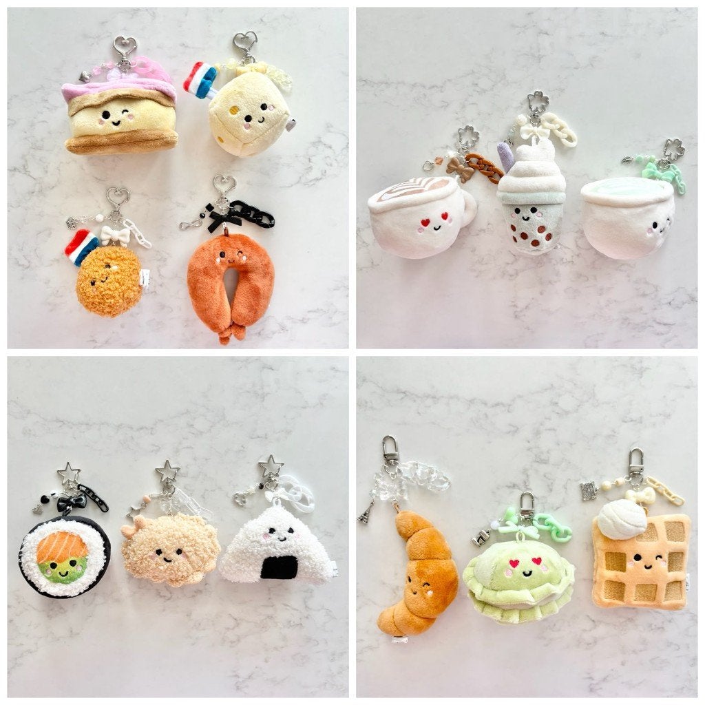 Cute foodie sleutelhangers, Ophalen of Verzenden, Nieuw, Knuffel of Figuurtje