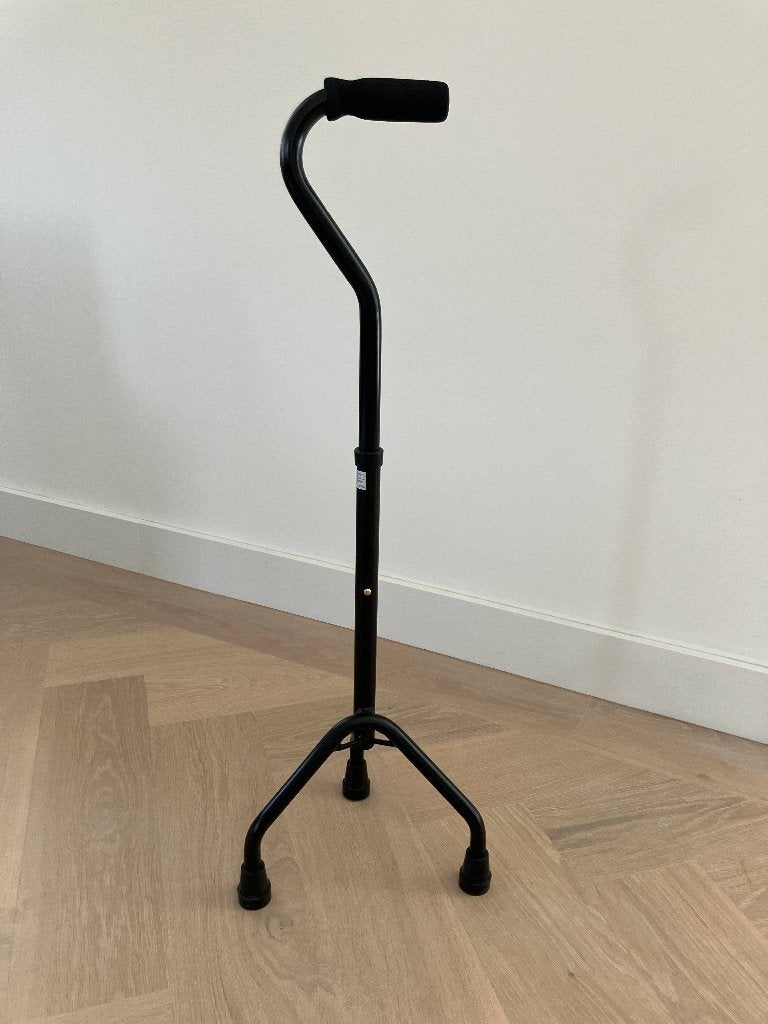 Wandelstok - driepoot, Ophalen, Verstelbaar, Zo goed als nieuw