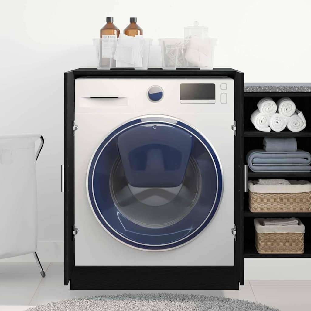 Wasmachinekast wasmachineombouw zwart GRATIS BEZORGD!, Verzenden, Overige typen, Nieuw, Nvt