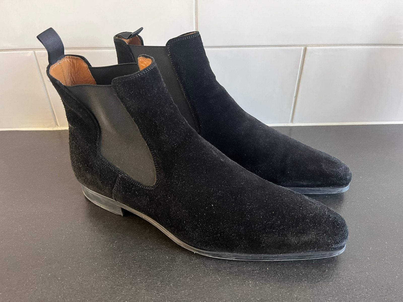 Magnanni herenschoenen maat 44, Kleding | Heren, Schoenen, Magnanni, Zwart, Zo goed als nieuw, Magnanni
