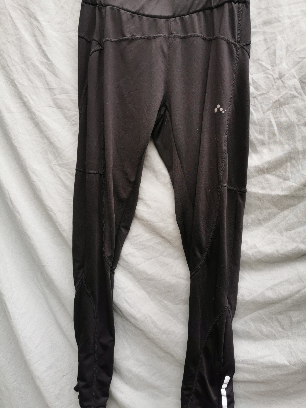 Only Play sportlegging - Zwart, met oranje rits, Maat 38/40 (M), Zwart, Ophalen of Verzenden, Fitness of Aerobics