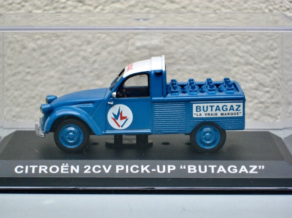 Citroen 2CV Pick-up Butagaz Altaya 1:43, Ophalen of Verzenden, Nieuw, Auto, Overige merken