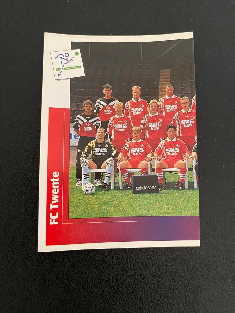 FC Twente Elftal - Panini Voetbal 96, Verzamelen, Ophalen of Verzenden, Zo goed als nieuw, F.C. Twente, Poster, Plaatje of Sticker
