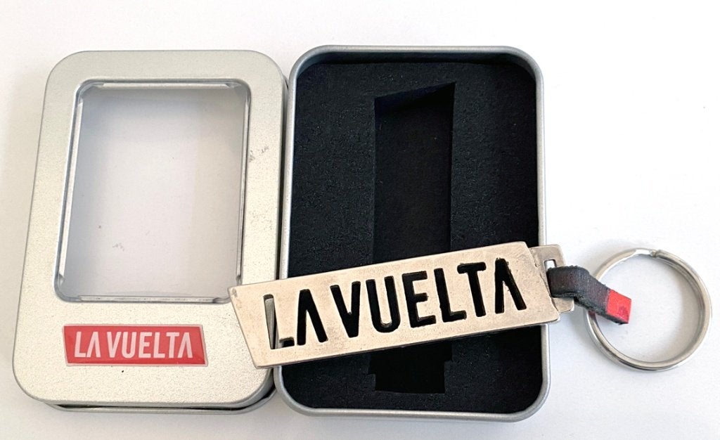 Wielrennen sleutelhanger LA VUELTA in doosje- collectorsitem, Ophalen of Verzenden, Nieuw, Overige typen