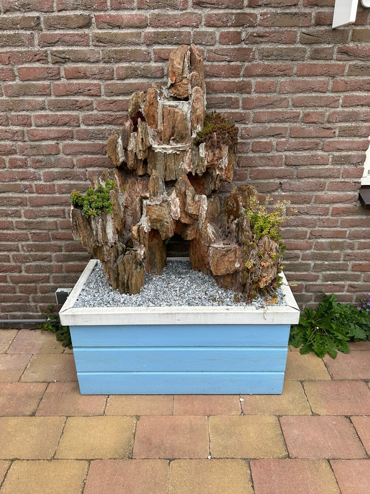 Stenen water ornament/waterval, Ophalen, Gebruikt, Beton, Waterornament