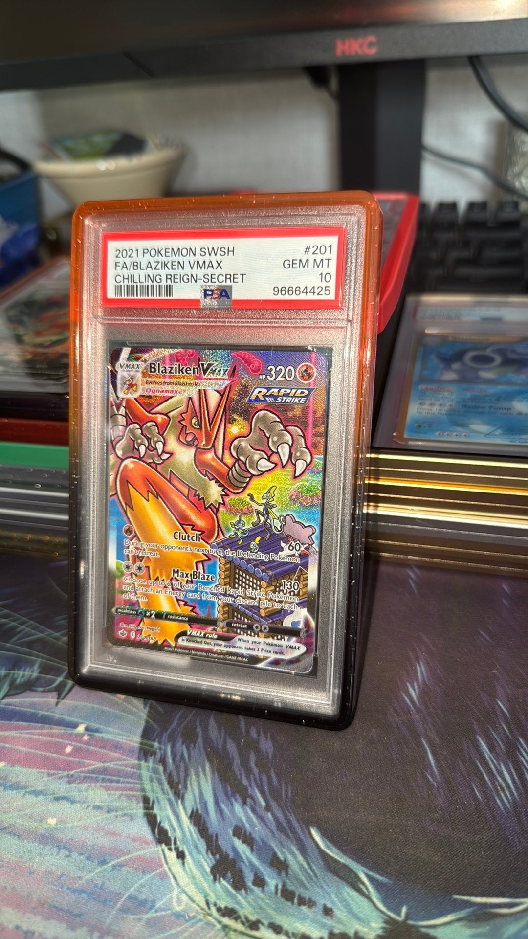 Blaziken vmax alt art psa 10, Ophalen of Verzenden, Zo goed als nieuw