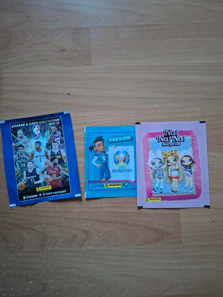 3 Nieuwe Panini Kaarten (Verpakt), Ophalen of Verzenden, Nieuw