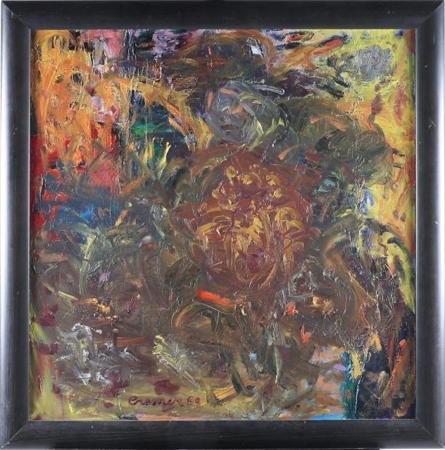 Jan Cremer, abstract werk, Ophalen of Verzenden