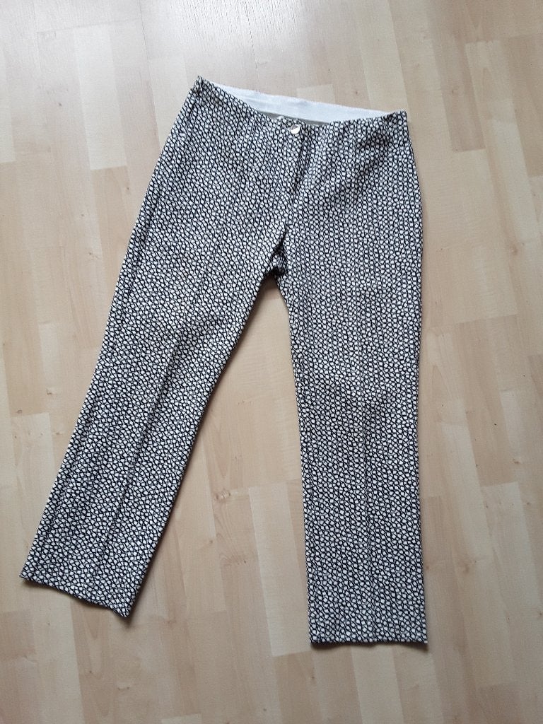 Rosner broek mt 42 wit/blauw, Maat 42/44 (L), Zo goed als nieuw, Rosner, Lang