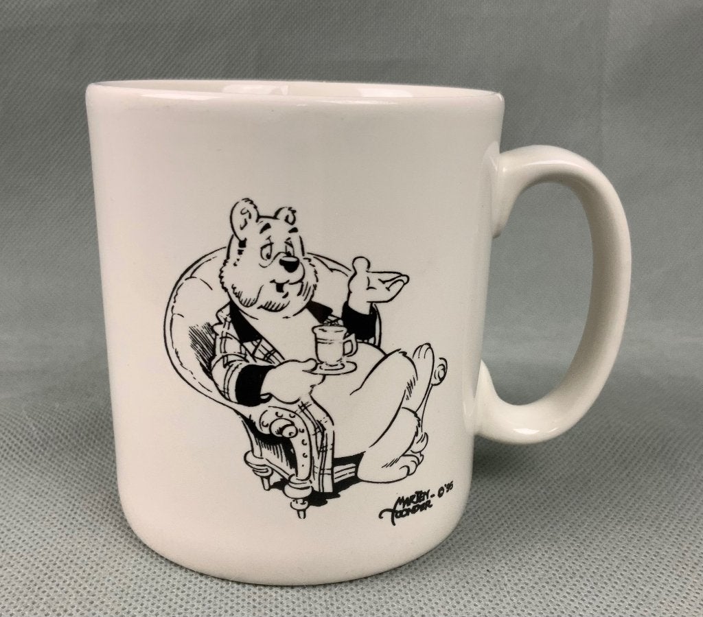 Vintage 90s beker Olivier B Bommel 1995, Huis en Inrichting, Gebruikt, Overige merken, Overige stijlen, Aardewerk