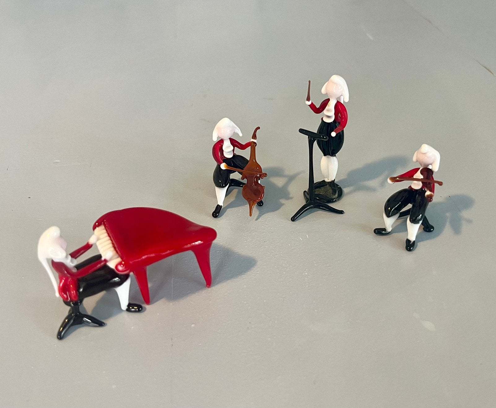 Muzikantjes van Venetiaans glas, Ophalen of Verzenden, Zo goed als nieuw, Dier
