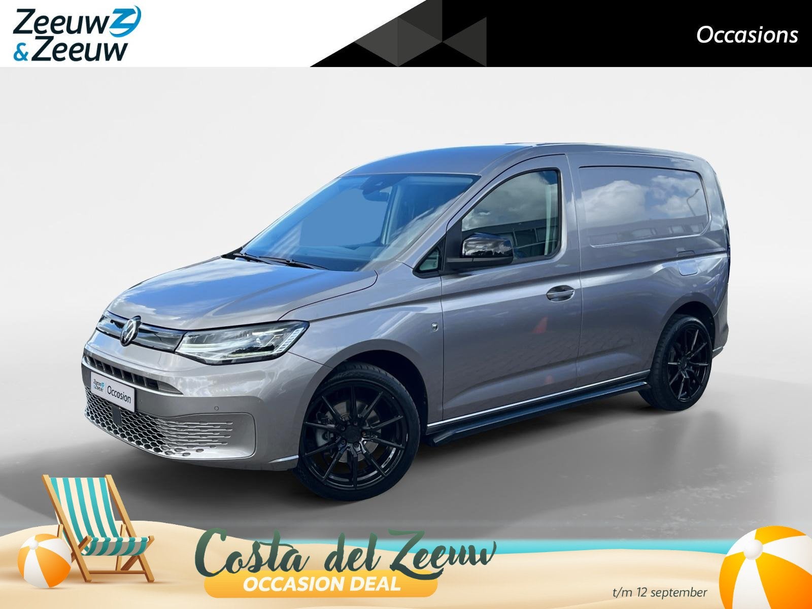 Volkswagen Caddy Cargo 2.0 TDI Style L1H1 122 pk Automaat |, Stof, Gebruikt, 4 cilinders, Met garantie (alle)