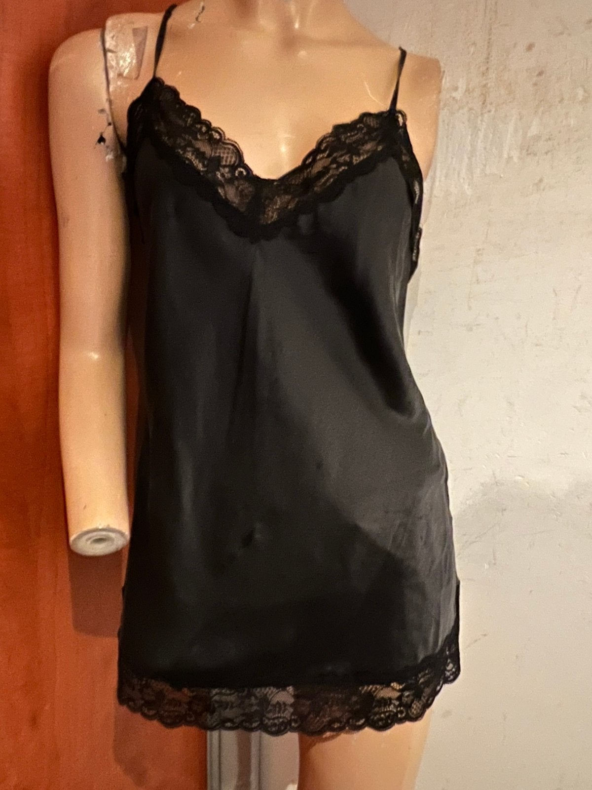 Intimissimi top met kant maat L zgan ZIJDE, G, Zwart, G, Maat 42/44 (L)