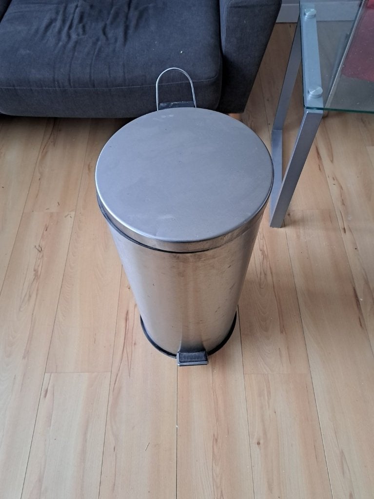 Pedaalemmer(s), 40 liter of meer, Ophalen, Gebruikt, Metaal