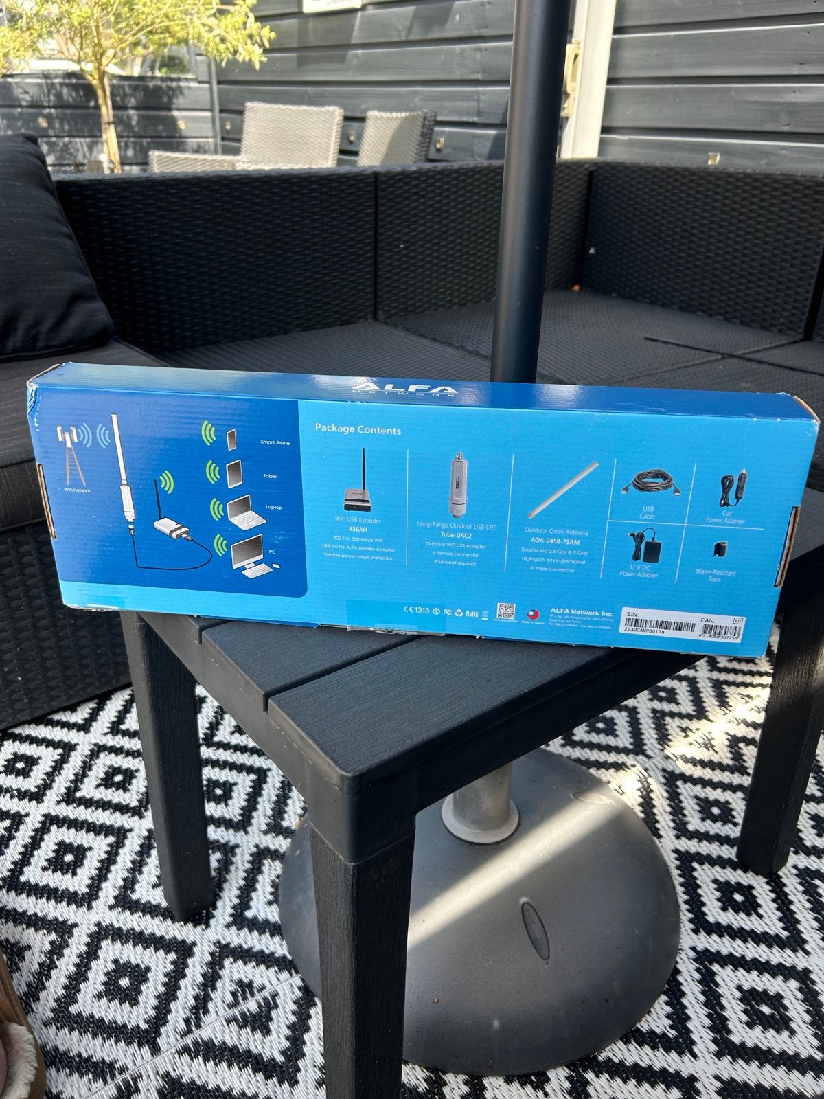 Alfa WiFi-Camp Pro 3 WiFi Hotspot Router, Ophalen, Zo goed als nieuw, Router
