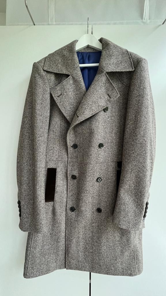 ZGAN: Circle of Gentlemen wollen jas / overcoat – maat 54, Kleding | Heren, Ophalen of Verzenden, Zo goed als nieuw, Maat 52/54 (L)