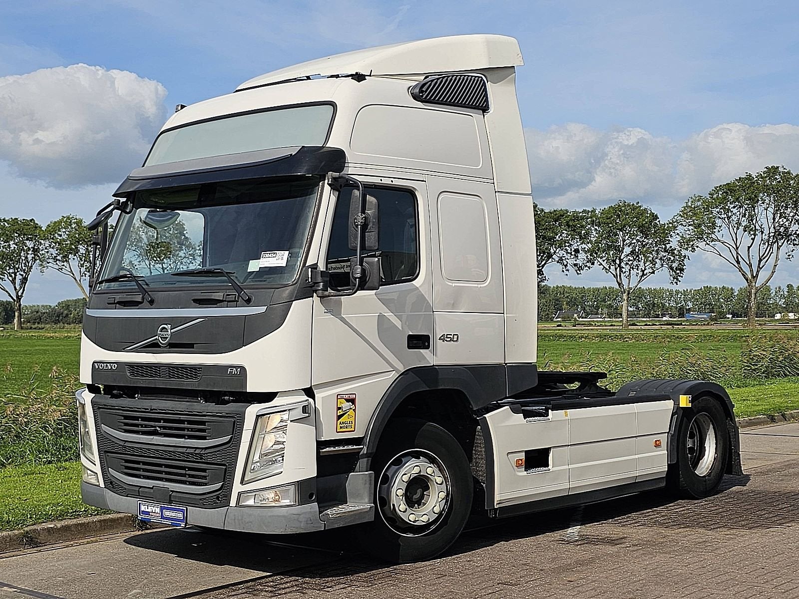 VOLVO FM 450 450 skirts airco, Auto's, Automaat, 460 pk, Euro 6, Wit