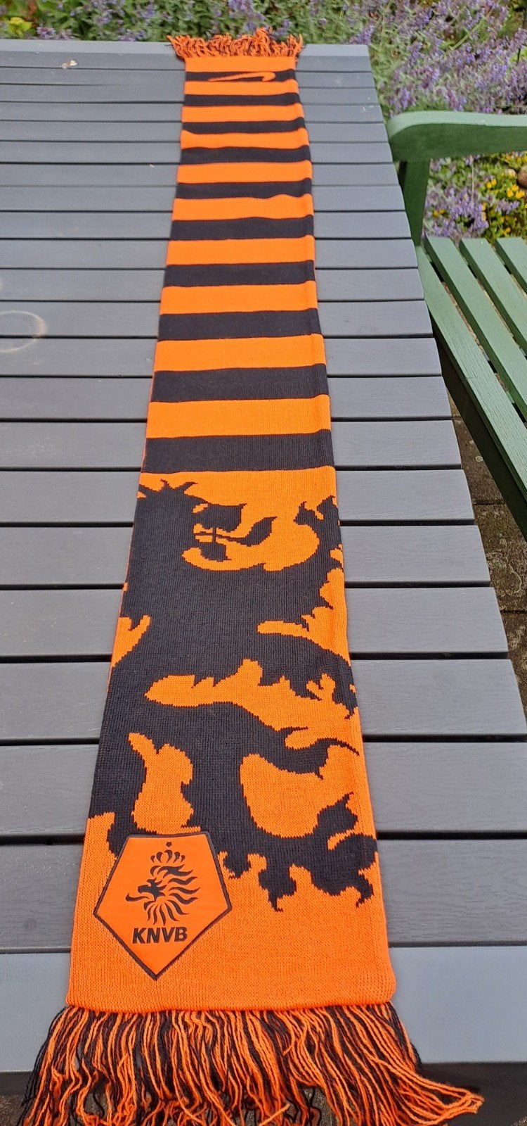 Oranje KNVB Nike sjaal met leeuw - Nederland voetbal, Ophalen of Verzenden, Zo goed als nieuw, Woudenbergseweg 56-58, 3707 ZM Zeist, Nederland
