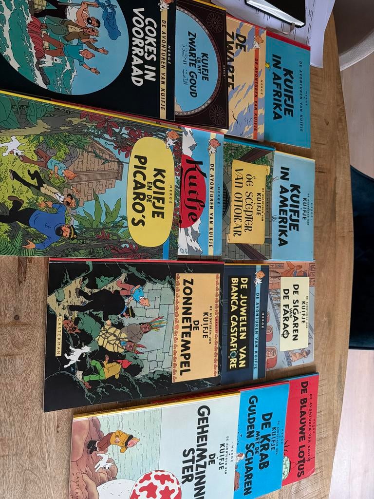 14 Kuifje stripboeken - Diverse avonturen van Hergé, Boeken, Stripboeken, Meerdere stripboeken, Ophalen of Verzenden, Gelezen