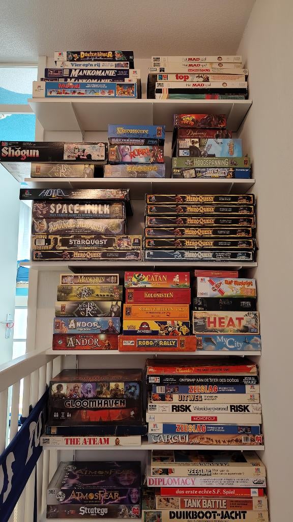 Bordspellen. Oa Heroquest, Space Hulk, Risk, Hobby en Vrije tijd, Vijf spelers of meer, Ophalen of Verzenden, Gebruikt