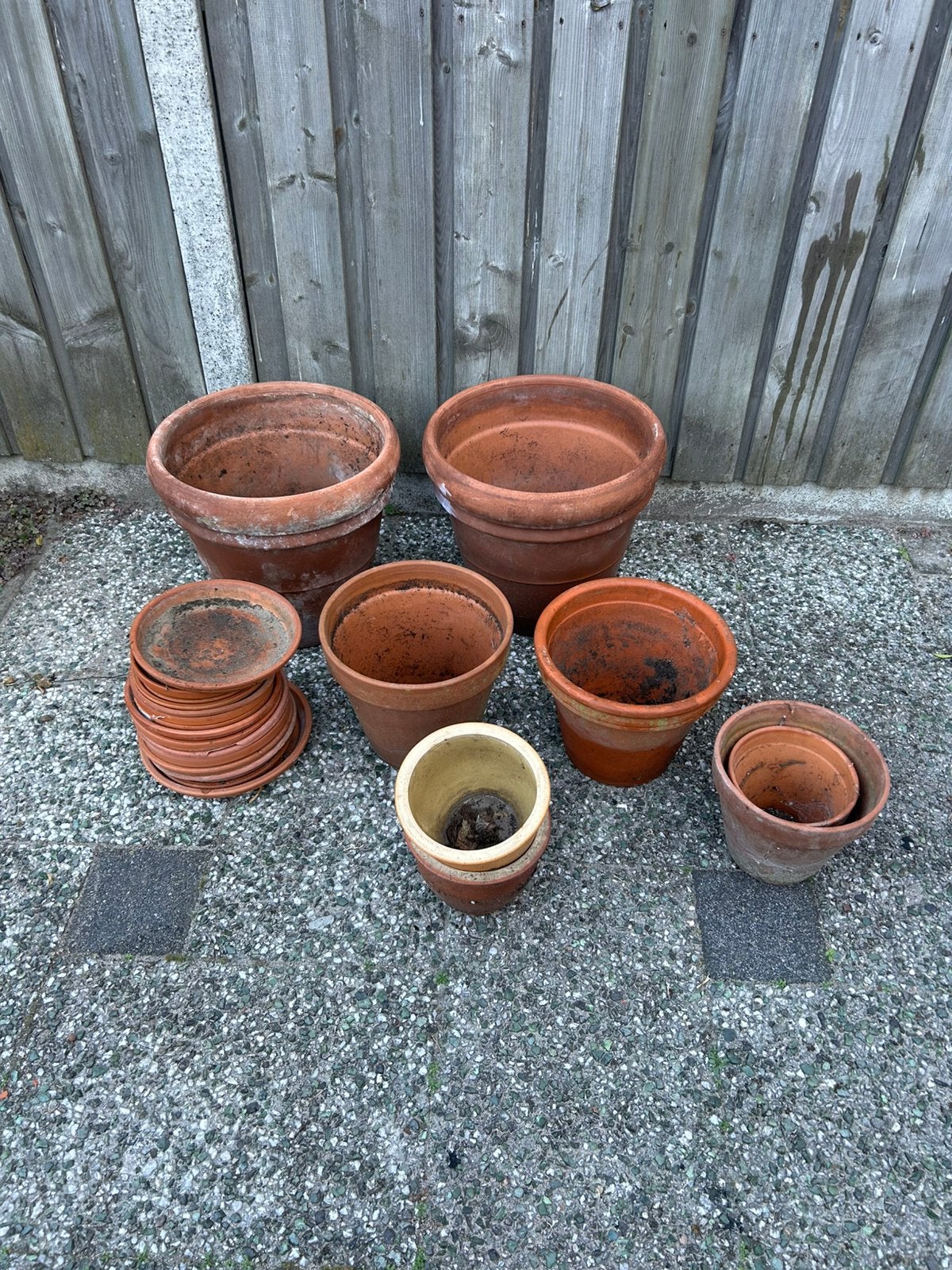 Bloempotten, Ophalen, Gebruikt, 40 cm of meer, Rond