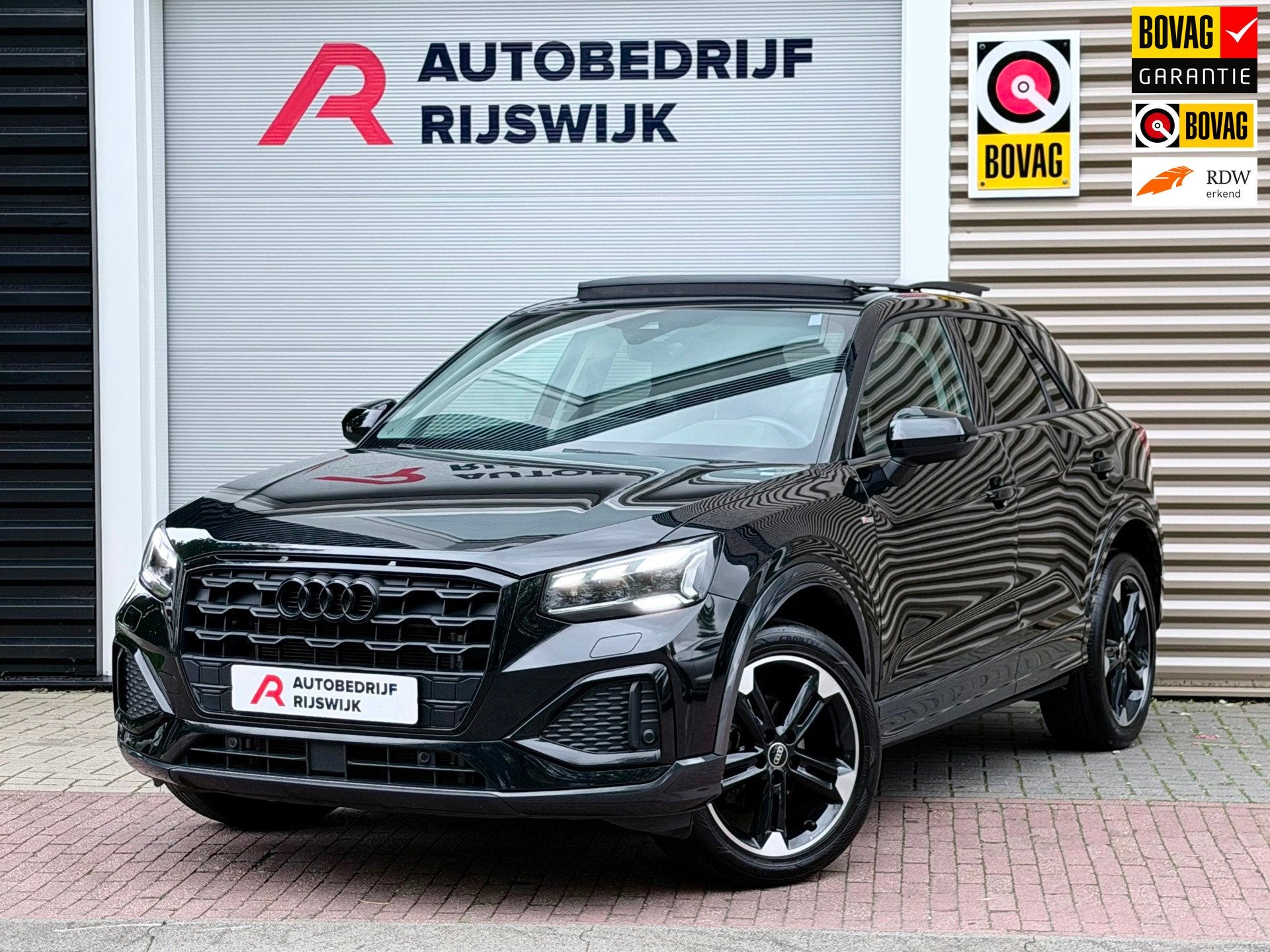 Audi Q2 35 TFSI S Edition Pano/Camera/Sfeer/Matrix, Auto's, Q2, 4 cilinders, Zwart, Bedrijf